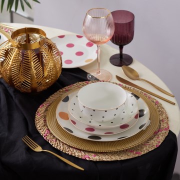 Комплект за хранене 24 бр. многоцветен/порцелан