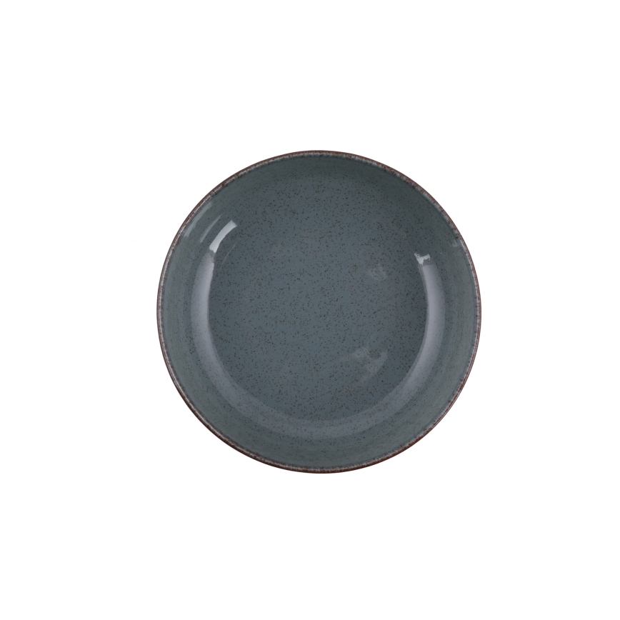 Комплект за хранене 24 бр. син/порцелан