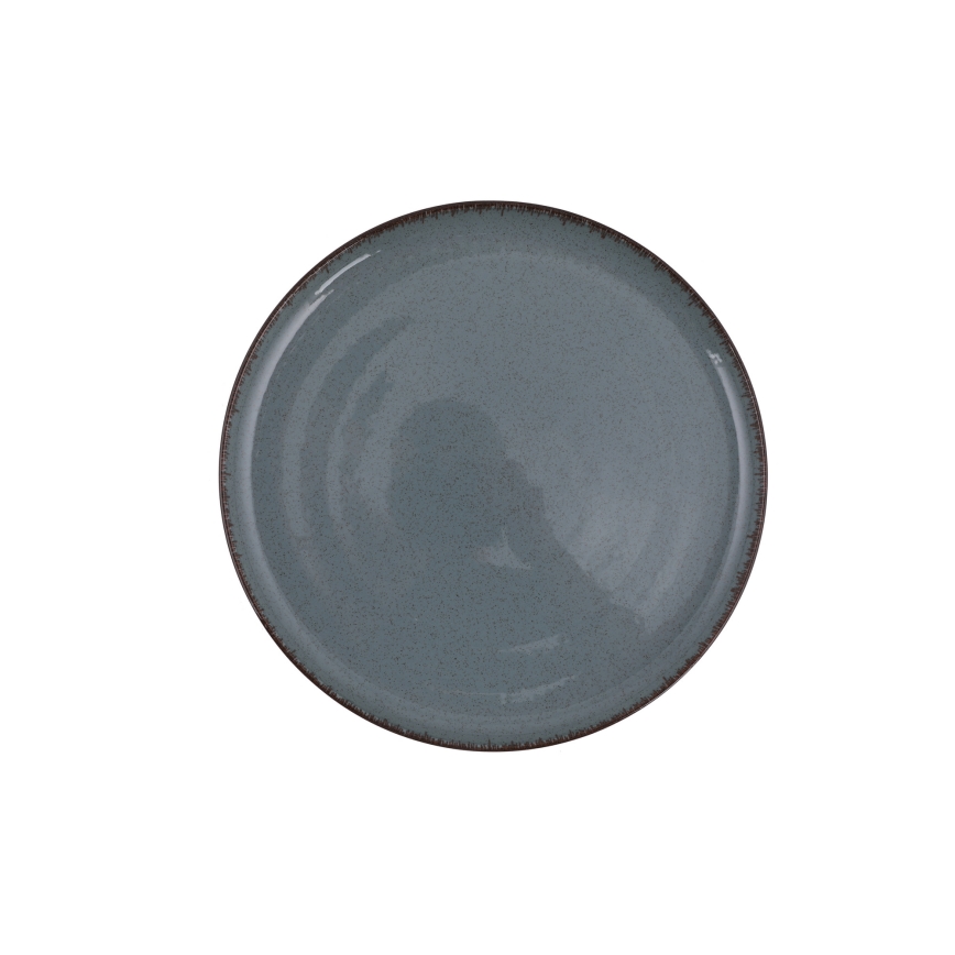 Комплект за хранене 24 бр. син/порцелан