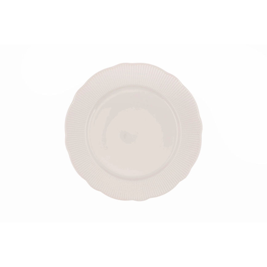 Комплект за хранене 24 части бял/порцелан