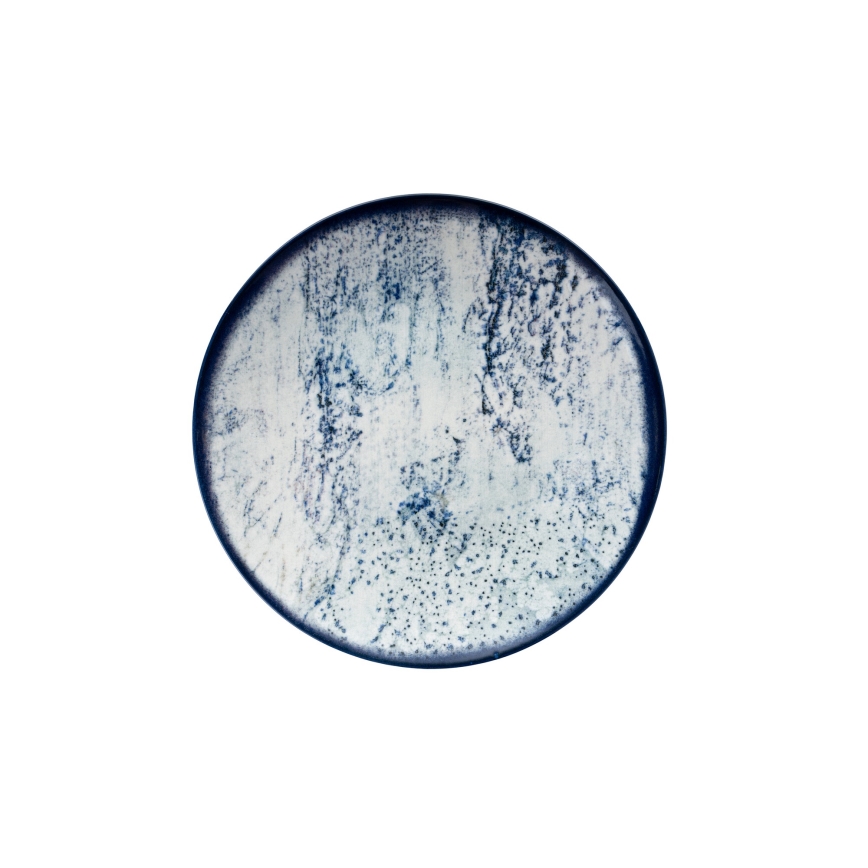 Комплект за хранене 24 части син/порцелан