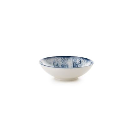 Комплект за хранене 24 части син/порцелан