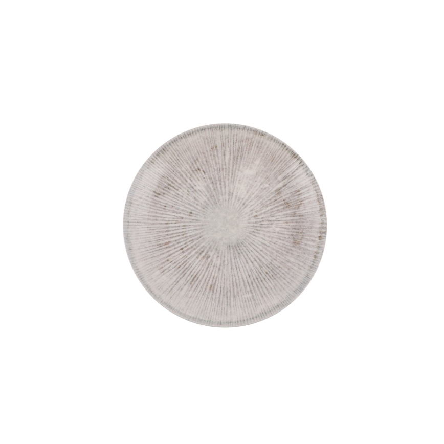 Комплект за хранене, 24 части, сив, порцелан