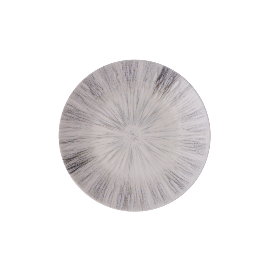 Комплект за хранене 24 части, сив/порцелан