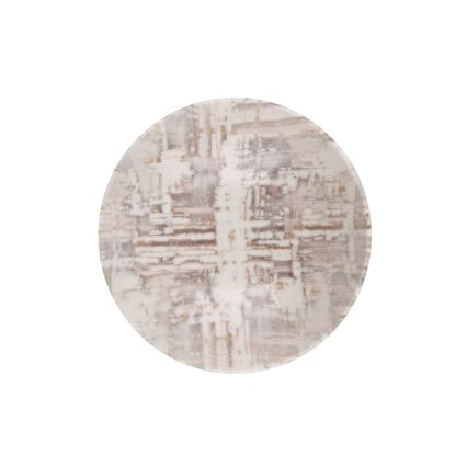 Комплект за хранене 24 части кафяв/бял/порцелан