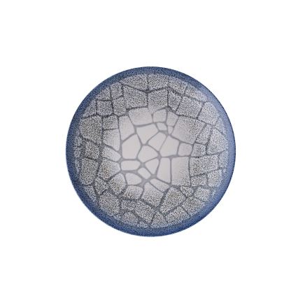 Комплект за хранене 24 части — син порцелан