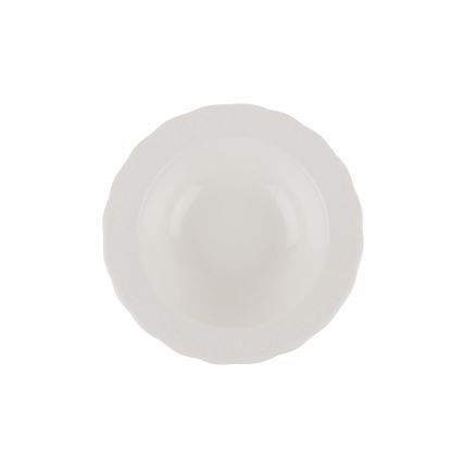 Комплект за хранене 24 части бял/порцелан