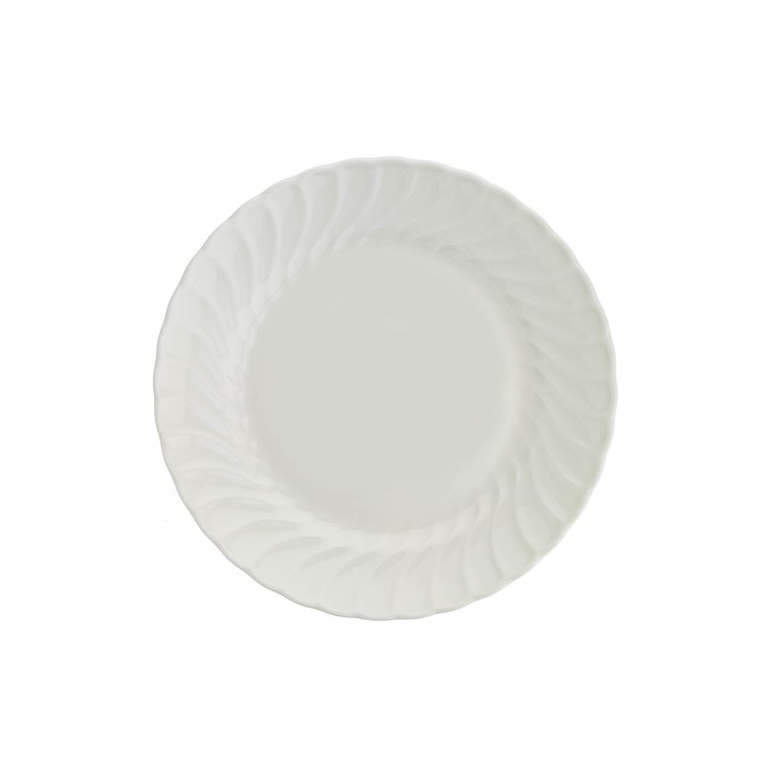 Комплект за хранене, 24 части, бял/порцелан