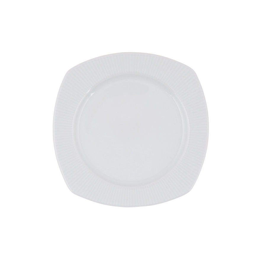 Комплект за хранене 24 части бял/порцелан