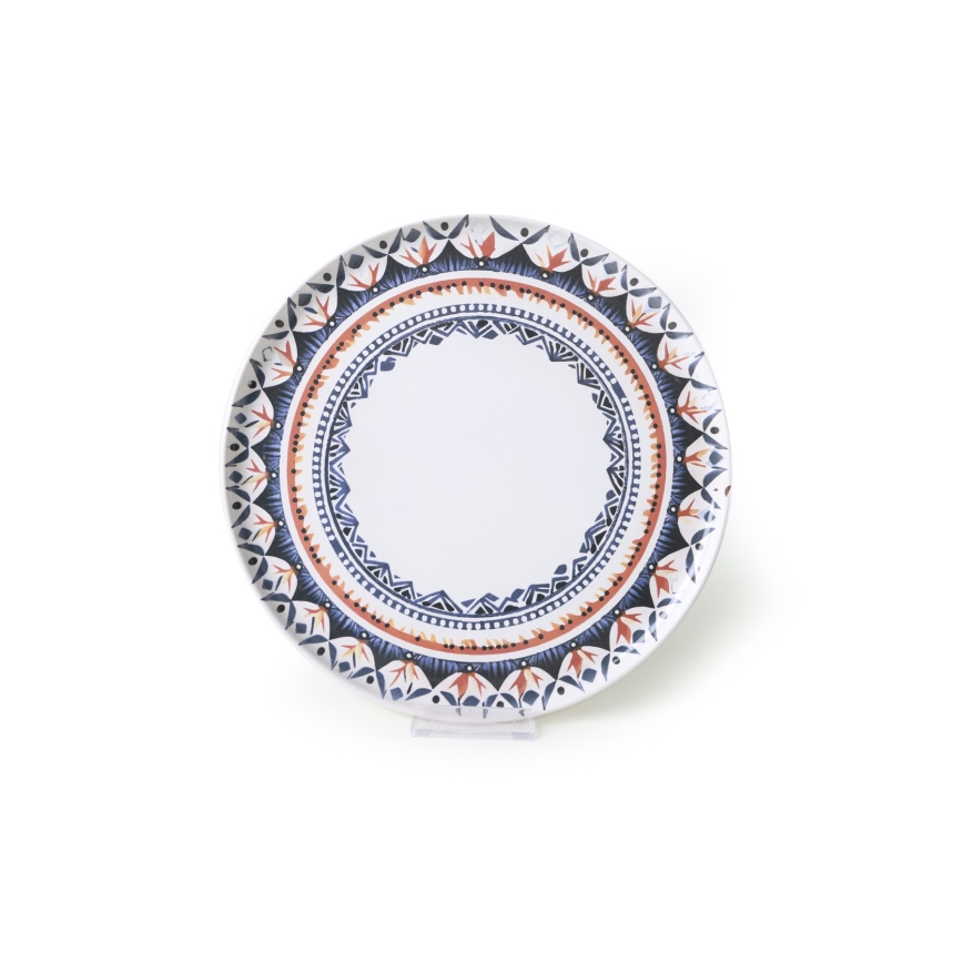 Комплект за хранене 24 части пъстроцветен/каменина