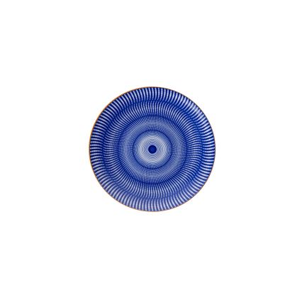 Комплект за хранене 24 части син/оранжев/порцелан