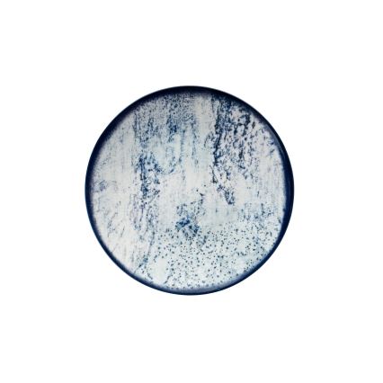 Комплект за хранене 24 части син/порцелан