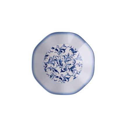 Комплект за хранене, 24 части, син порцелан