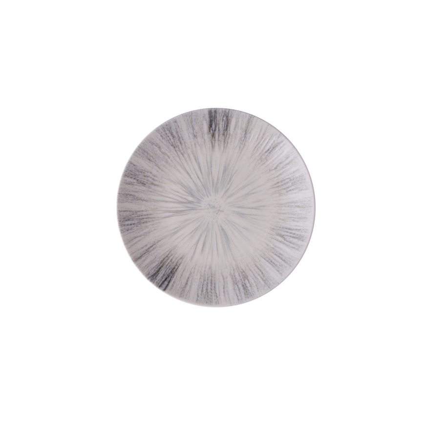 Комплект за хранене 24 части, сив/порцелан