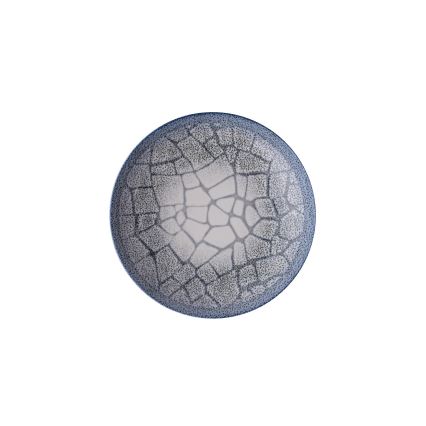 Комплект за хранене 24 части — син порцелан