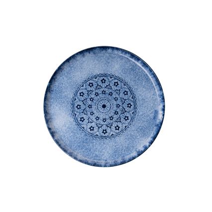 Комплект за хранене, 27 части, син/порцелан