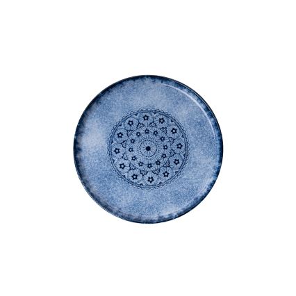 Комплект за хранене, 27 части, син/порцелан