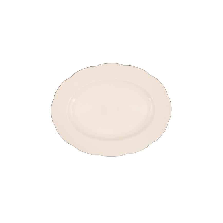 Комплект за хранене 83 части бял/меден/порцелан