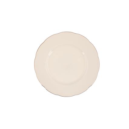 Комплект за хранене 83 части бял/меден/порцелан