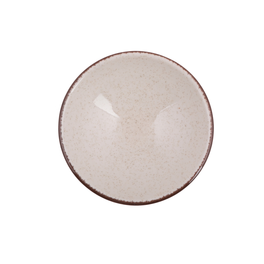 Комплект за хранене от 24 части, бежов/порцелан