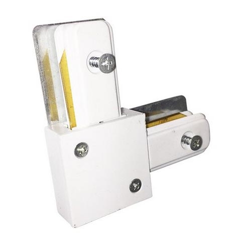 Конектор за лампи в релсова система CONNECTOR RS WHITE тип L