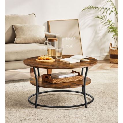 Конферентна маса ELDUR кафява/черна