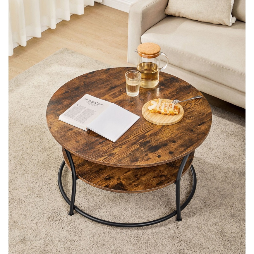 Конферентна маса ELDUR кафява/черна