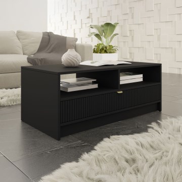 Конферентна масичка TIRENO 100x40 см черна