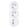 Контактен разклонител с USB A+C charger 2x10A бял