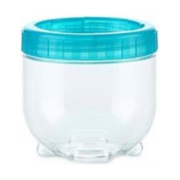 Контейнер за храна INTERLOCK 0,28 l тюркоаз/прозрачен