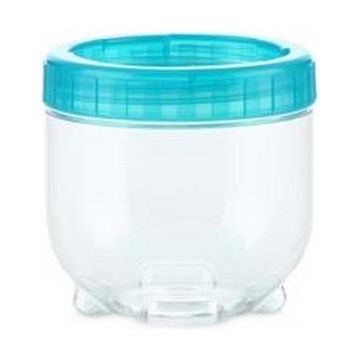 Контейнер за храна INTERLOCK 0,5 l тюркоаз/прозрачен