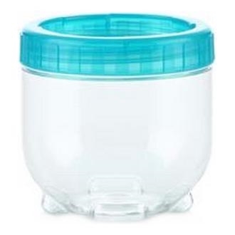 Контейнер за храна INTERLOCK 0,5 l тюркоаз/прозрачен