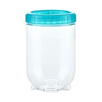 Контейнер за храна INTERLOCK 0,7 l тюркоаз/прозрачен