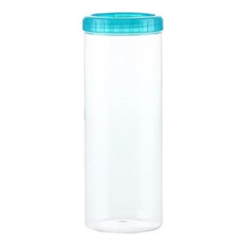 Контейнер за храна INTERLOCK 1,6 l тюркоаз/прозрачен