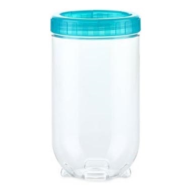 Контейнер за храна INTERLOCK 1 l тюркоаз/прозрачен