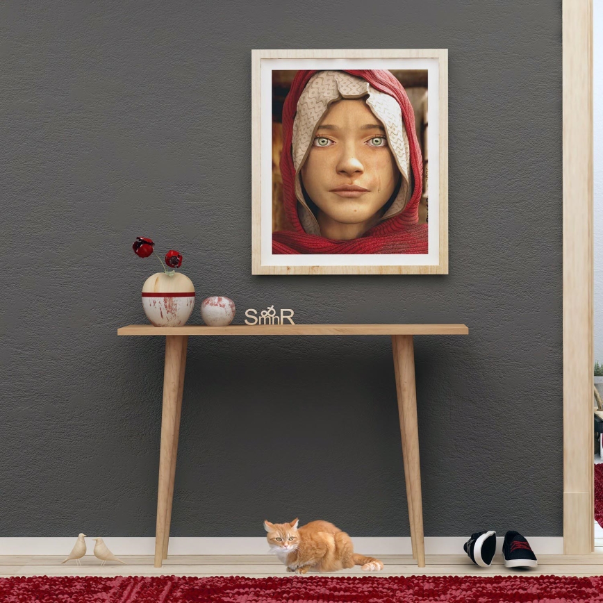 Конзолна маса DESIDERO 74x100 см кафява