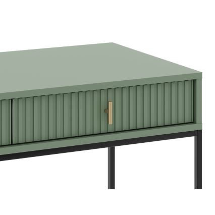 Конзолна маса SUE, зелена/черна