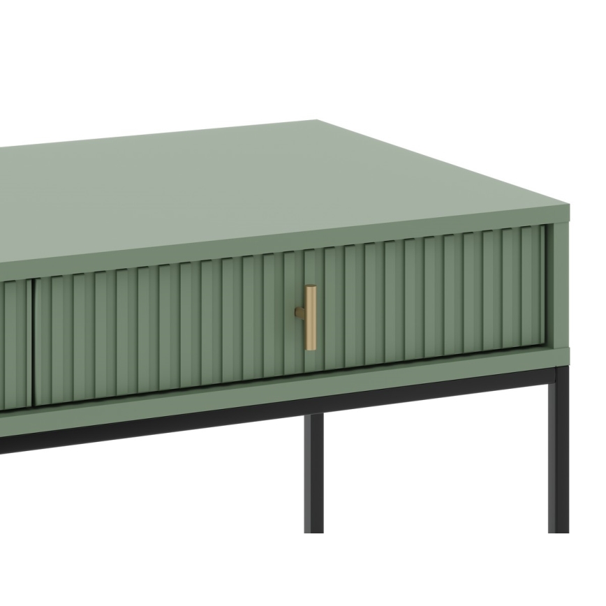 Конзолна маса SUE, зелена/черна