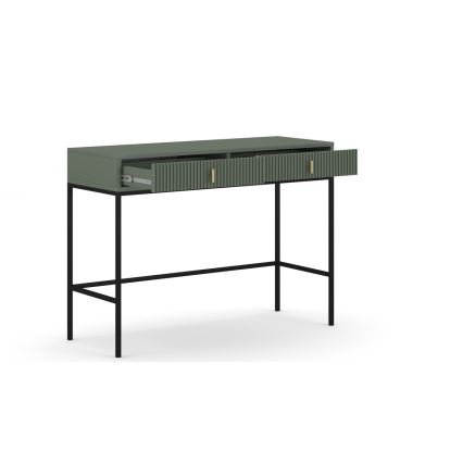 Конзолна маса SUE, зелена/черна