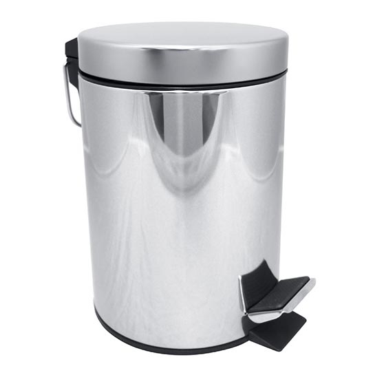Кош за отпадъци 17x25,5 см, неръждаема стомана/сребрист