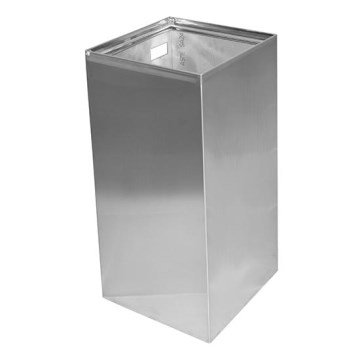 Кош за отпадъци 30x60 см неръждаема стомана/сребрист