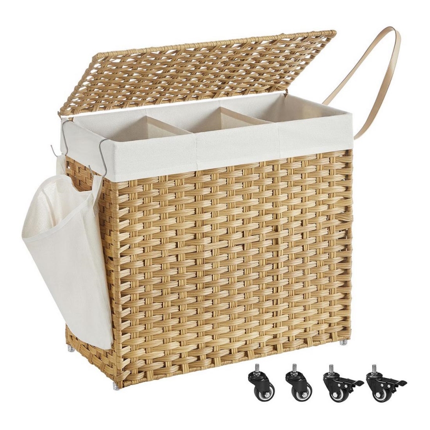 Кош за пране FLYN от ратан