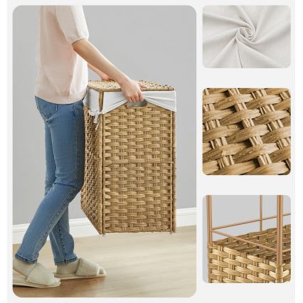 Кош за пране FLYN от ратан