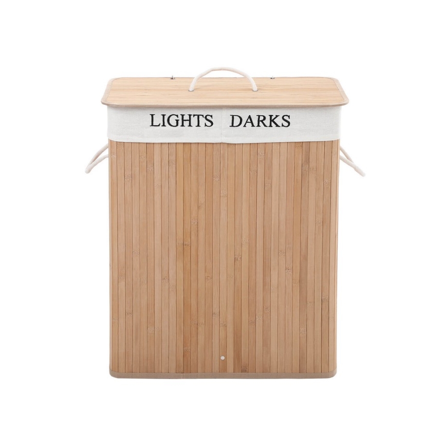 Кош за пране GUS, кафяв