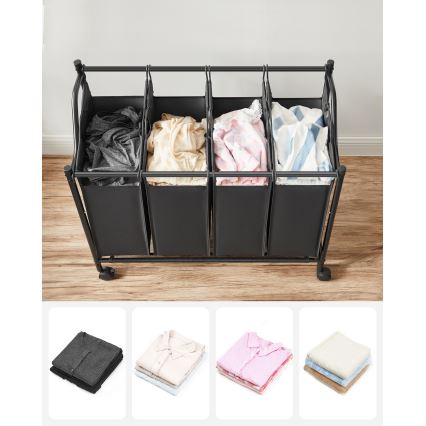 Кош за пране LINA черен