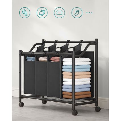 Кош за пране LINA черен