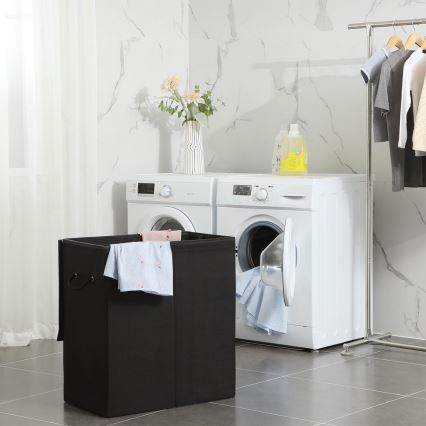 Кош за пране NASH черен