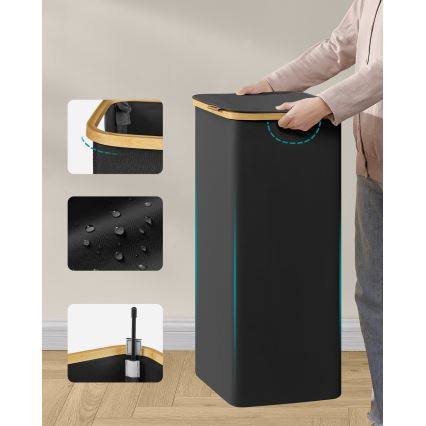 Кош за пране TATE черен