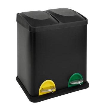 Кош за разделно събиране на отпадъци 30 л черен
