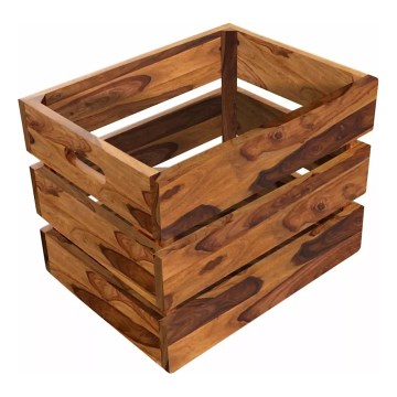 Кош за вестници GANI 30x40 см масив/палисандър